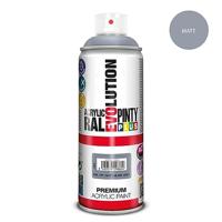 Sprayverf Pintyplus Evolution RAL 7001 Grijs Zilverkleurig 400 ml Mat - thumbnail