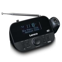 Lenco CR-615 Wekker radio Zwart - thumbnail