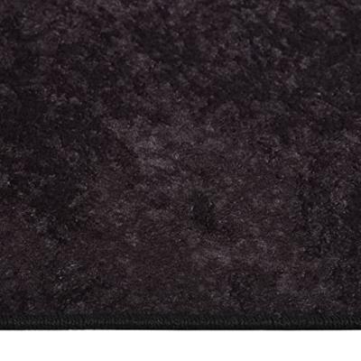 Vloerkleed wasbaar anti-slip 80x300 cm antracietkleurig - thumbnail