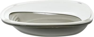 AIME Ovale kattenbak met verwijderbare rand - 57 x 40 x 19 cm - Voor katten