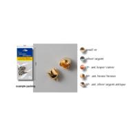 Darice • bell kap loop 4pcs gold - thumbnail