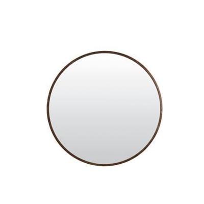 Light & Living Ronde Spiegel 'Mamali' Mangohout, 68cm