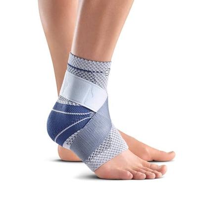 Bauerfeind MalleoTrain S Enkelbrace - 1 - Links - Grijs