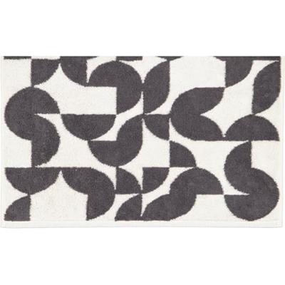 Cawö Cawo Studio gemustert 6251 Handdoek 50x100 anthrazit