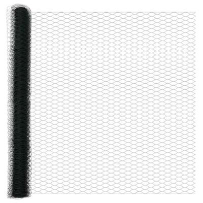 VidaXL Hexagon hek groen 1,6 x 10 m pvc