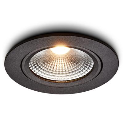 LED-inbouwspot Cormo zwart 5W dimbaar