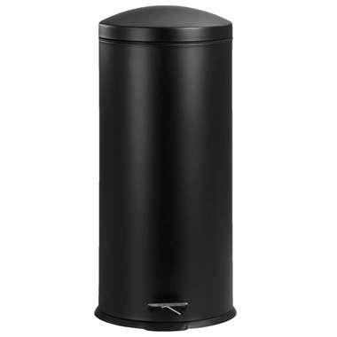 Pedaalemmer Pedro 30l - zwart - 67,5xØ30,5 cm - Leen Bakker