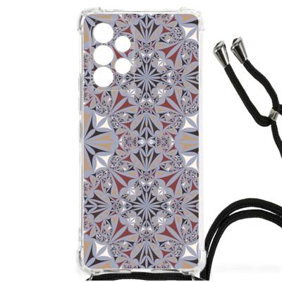 Samsung Galaxy A53 Anti-Shock Hoesje Flower Tiles Samsung Galaxy A53 Anti-Shock Hoesje Flower Tiles