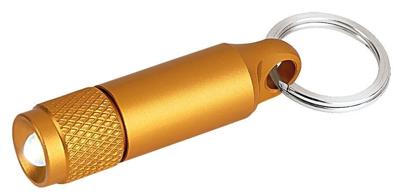 Moses sleutelhanger lamp aluminium 4,5 cm goud