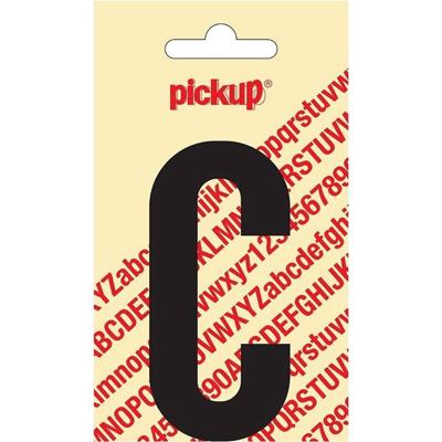 Plakletter Nobel Sticker zwarte letter C Pickup - Pickup