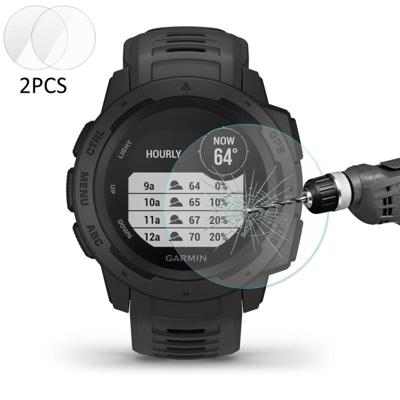 2 PC's ENKAY Hat-Prins 0.2mm 9H 2.15D gebogen rand van gehard glas Film voor Garmin Instinct intelligente horloge sport 2 PC's ENKAY Hat-Prins 0.2mm 9H 2.15D gebogen rand van gehard glas Film voor Garmin Instinct intelligente horloge sport