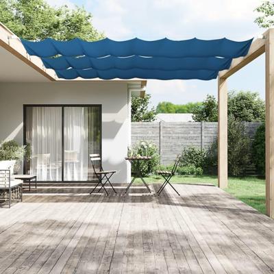 VidaXL Luifel verticaal 60x600 cm oxford stof blauw