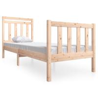 Bedframe massief hout 100x200 cm - thumbnail