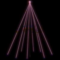 VidaXL Led-kerstboom binnen buiten 1300 leds kleurrijk 8 m - thumbnail