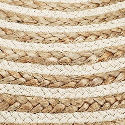 Poef handgemaakt 45x30 cm jute