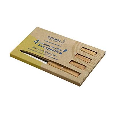 Opinel N°125 Bon Appétit Sud Tafelmessenset - 4-delig - Olijfhout