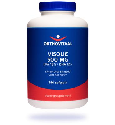 OrthoVitaal Visolie 500mg EPA 18% DHA 12% 240 Softgels