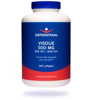 OrthoVitaal Visolie 500mg EPA 18% DHA 12% 240 Softgels - thumbnail