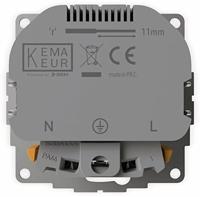 Stopcontact met USB poorten 2400mA mat wit voor een 40mm diepe doos - thumbnail