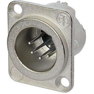 Neutrik NC5MD-LX XLR-connector Flensstekker, contacten recht Aantal polen: 5 Zilver 1 stuk(s) Neutrik NC5MD-LX XLR-connector Flensstekker, contacten recht Aantal polen: 5 Zilver 1 stuk(s)