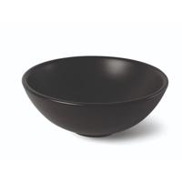 Waskom Luca Sanitair Ceramics Venere Rond 41x41x16 Keramiek Mat Zwart Luca Sanitair - thumbnail