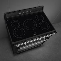 SMEG TR90IMBL Victoria Esthetisch Fornuis met Inductie Kookplaat - 90 x 60 cm - Zwart - thumbnail