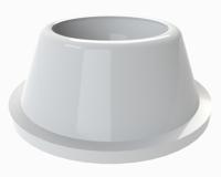 IDEAL Rubberen stootdoppen voor zwembadtrap - verstelbaar - thumbnail