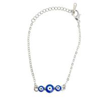 Armband 3 Boze Ogen Zilverkleurig - thumbnail