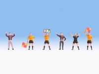 NOCH 15989 H0 Scheidsrechter en trainer figuren Geverfd, Staand - thumbnail