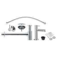 Differnz fontein installatie set chroom - thumbnail