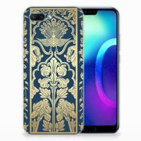 Huawei Honor 10 TPU Case Beige Flowers - thumbnail