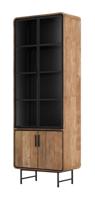DTP Home Vitrinekast 'Evo' Teakhout, 220 x 80cm - thumbnail