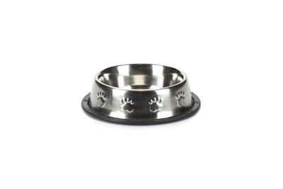Hondervoerbak antislip met voetopdruk. 18 cm