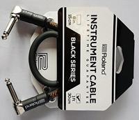 Roland RIC-B1AA Black Series patchkabel jack-jack haaks 30 cm - thumbnail