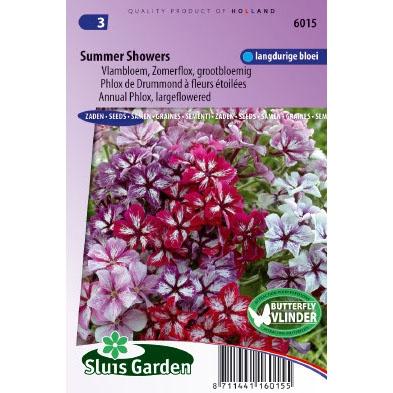 Phlox Drummondii zaden Summer Showers vlambloem Phlox Drummondii zaden Summer Showers vlambloem