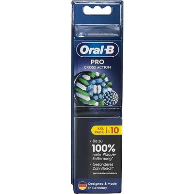 Oral-B Cross Action Opzetborstel voor elektrische tandenborstel 10 stuk(s) Zwart Oral-B Cross Action Opzetborstel voor elektrische tandenborstel 10 stuk(s) Zwart