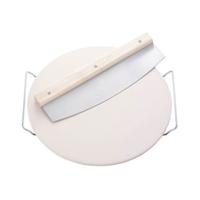 Leifheit 3159 Pizzasteen Rond Met Mes - thumbnail