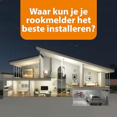 Rookmelder Optisch 9V - Rookmelder Optisch 9V - thumbnail