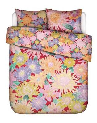 Essenza Covers & Co Flower fling Dekbedovertrek Happy red 240x200/220