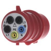 Beha Amprobe DAA-16 Meetadapter CEE-stekker 16 A 5-polig - Bus 4 mm Meerdere kleuren