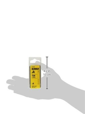 DeWalt Accessoires 70mm schroefbit voor Torx schroeven T30 - DT7295-QZ DeWalt Accessoires 70mm schroefbit voor Torx schroeven T30 - DT7295-QZ