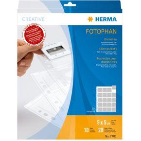 Herma Dia showtas helder/mat 5x5 10 st.