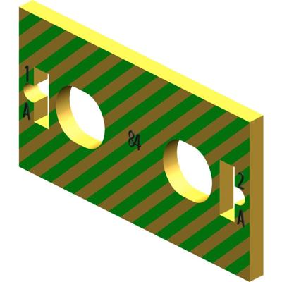 Siemens 6ES71936CP842AC0 6ES7193-6CP84-2AC0 PLC-kleurcoderingschild