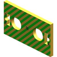 Siemens 6ES71936CP842AC0 6ES7193-6CP84-2AC0 PLC-kleurcoderingschild - thumbnail
