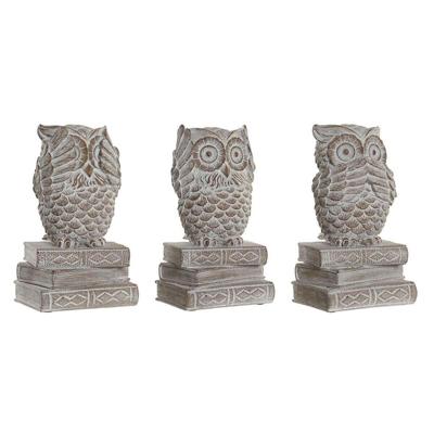 Decoratieve figuren DKD Home Decor Wit Uil Decapé 11 x 11 x 20 cm (3 Stuks) Decoratieve figuren DKD Home Decor Wit Uil Decapé 11 x 11 x 20 cm (3 Stuks)