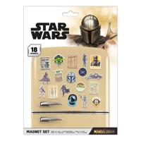 Star Wars: The Mandalorian Fridge Magnets Bounty Hunter - thumbnail