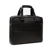 Chesterfield - Manhattan - Lederen Laptoptas - 15 inch - Schoudertas - Zwart - thumbnail