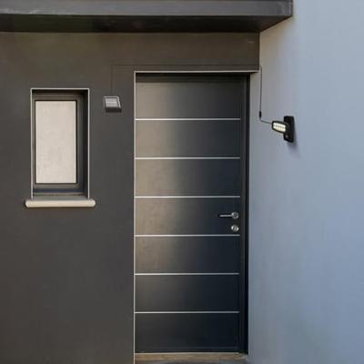 Searchlight WandlampSolar met los zonnepaneeltje - 67423BK-PIR