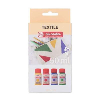 Talens art creation textielverf parel 4x50ml