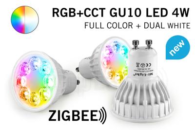 MiBoxer Zigbee RGB-CCT LED GU10 4W - LED0275